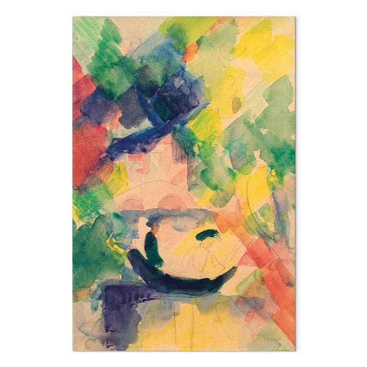 Leinwandbild - August Macke – Couple in the Boat