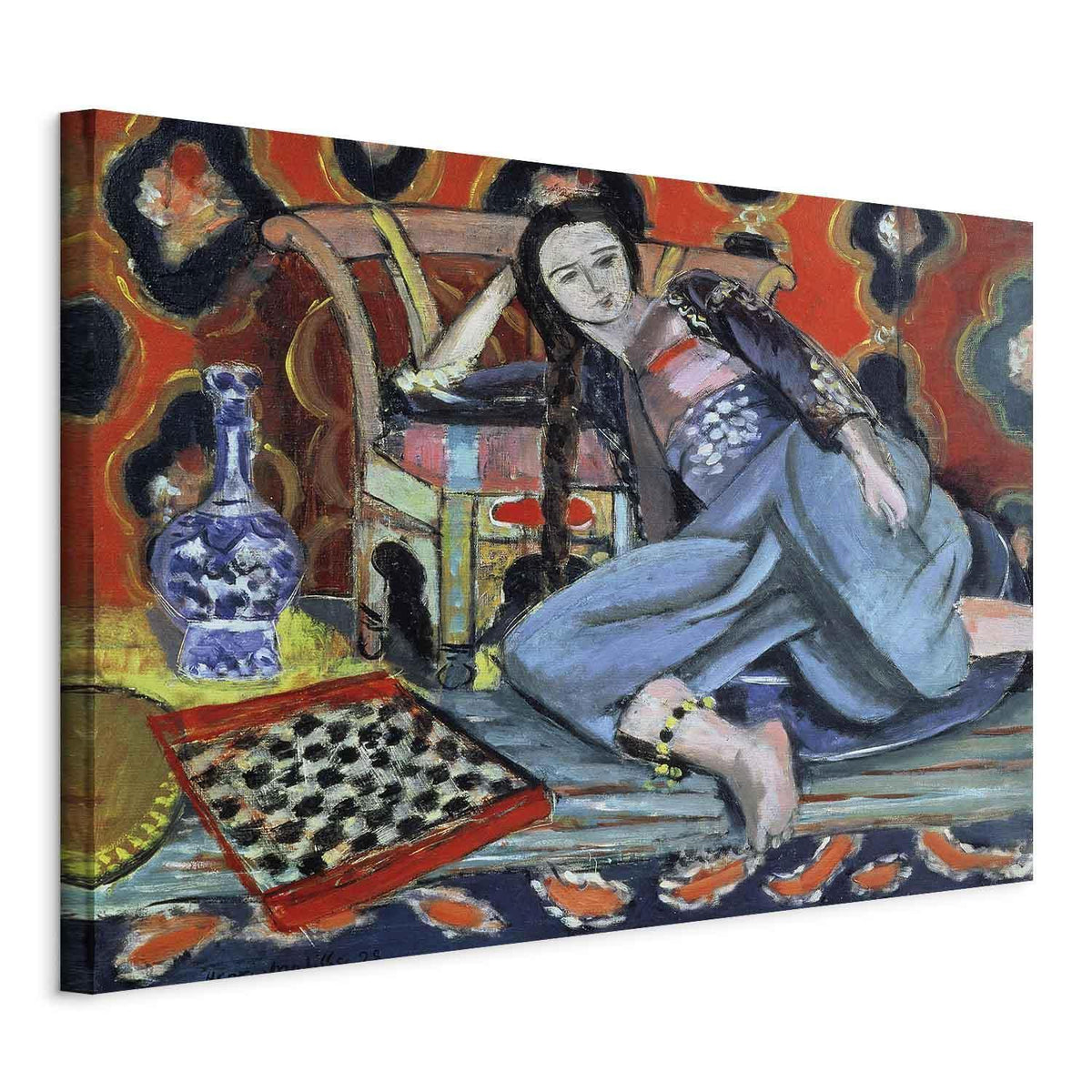 Leinwandbild - Henri Matisse – Odalisque with Turkish Chair