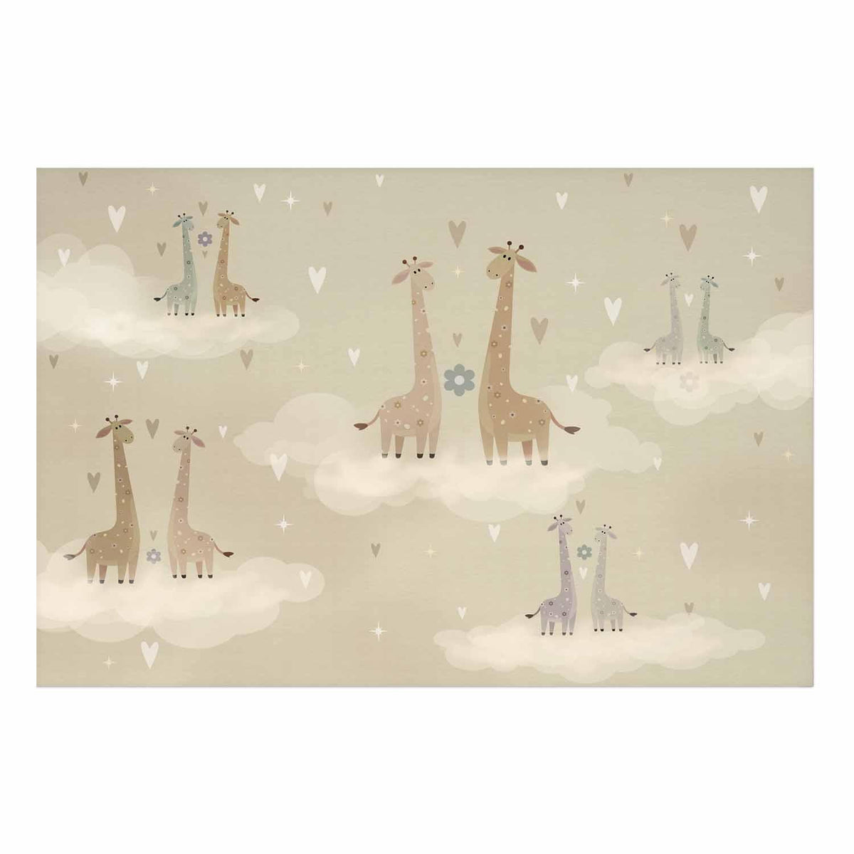 Poster - Loving Giraffes