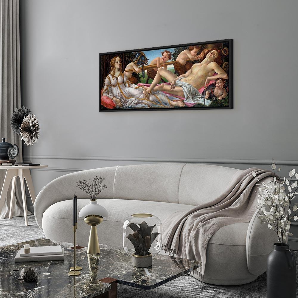 Leinwandbild - Sandro Botticelli – Venus and Mars