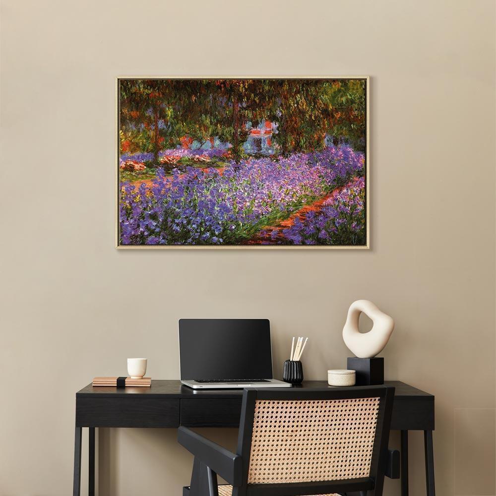 Leinwandbild - Claude Monet – The Artist’s Garden at Giverny