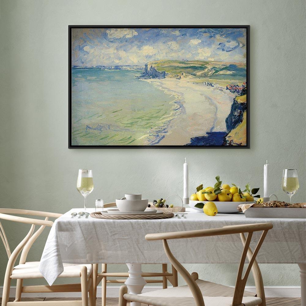 Leinwandbild - Claude Monet – Beach at Pourville
