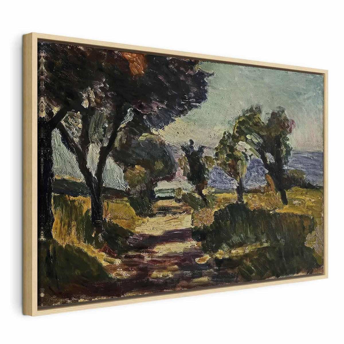 Leinwandbild - Henri Matisse – Corsican Landscape with Olive Trees