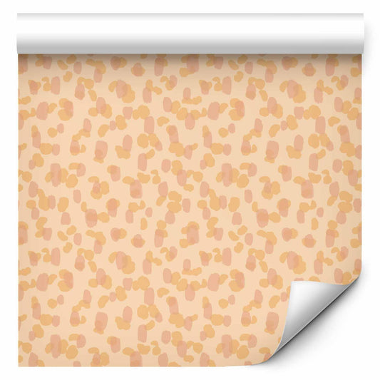 Tapete - Tiny Dots - optimistic pattern in peach colors
