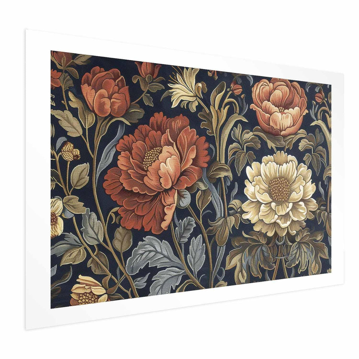 Poster - Tapestry Large Retro Flowers