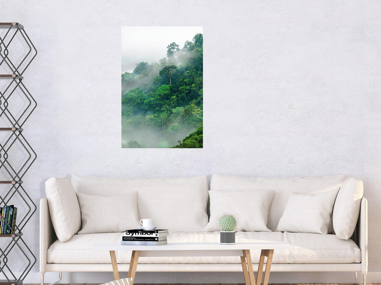Leinwandbild - Lush Forest (1 Part) Vertical Artgeist