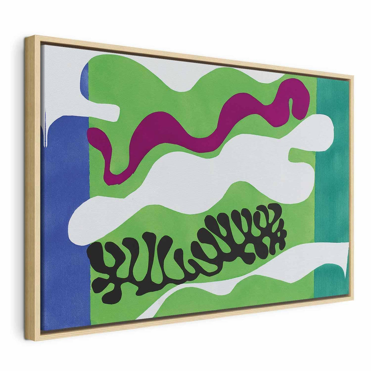 Leinwandbild - Henri Matisse – Lagoon II (from Jazz)
