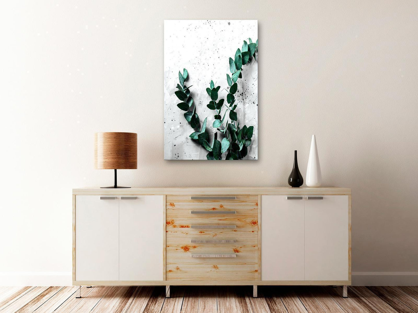 Leinwandbild - Eucalyptus Scent (1 Part) Vertical Artgeist