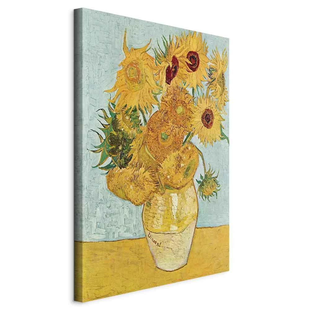 Leinwandbild - Vincent van Gogh – Still Life: A Vase With Twelve Sunflowers III