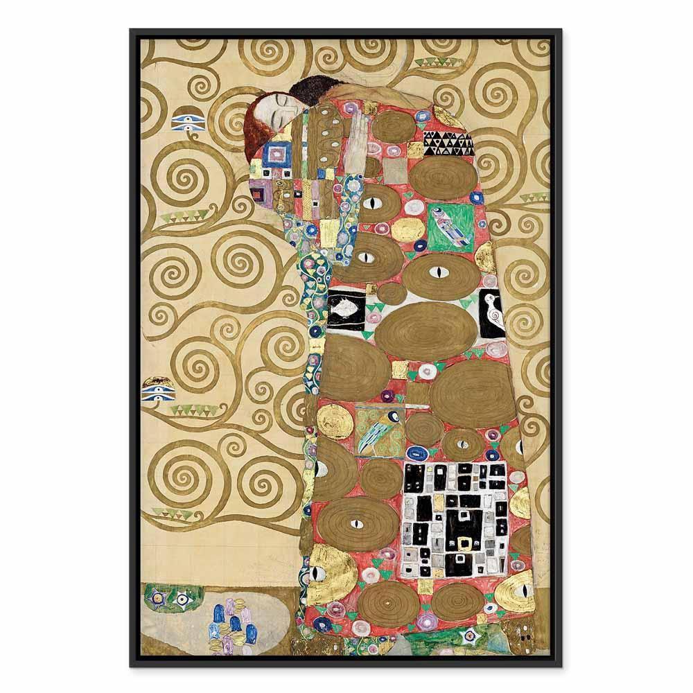 Leinwandbild - Gustav Klimt – The Fulfillment