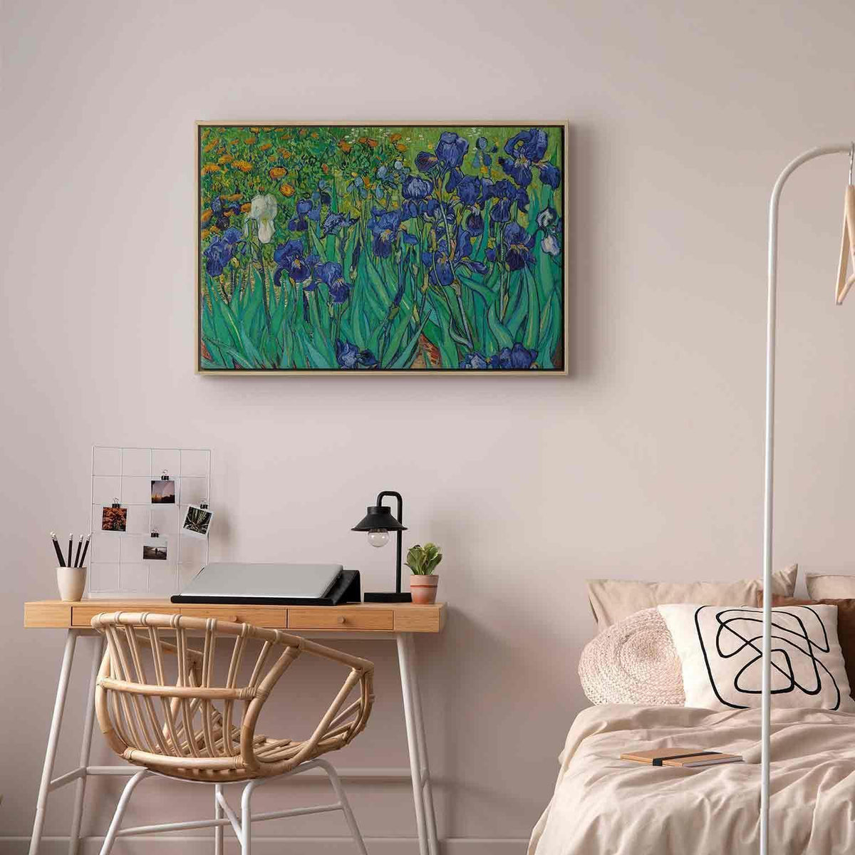 Leinwandbild - Vincent Van Gogh – Iryses