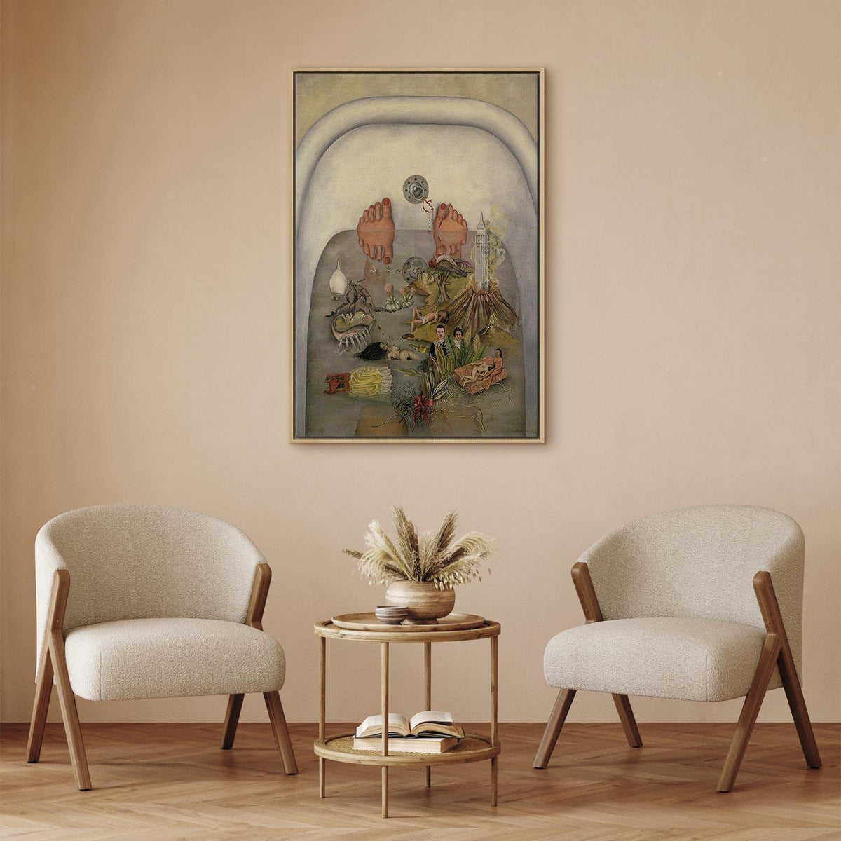Leinwandbild - Frida Kahlo – What the Water Gave Me