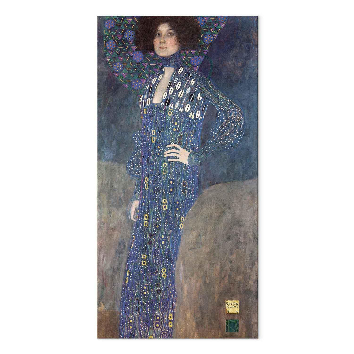 Wandbild XXL - Gustav Klimt – Miss Emilie Flöge
