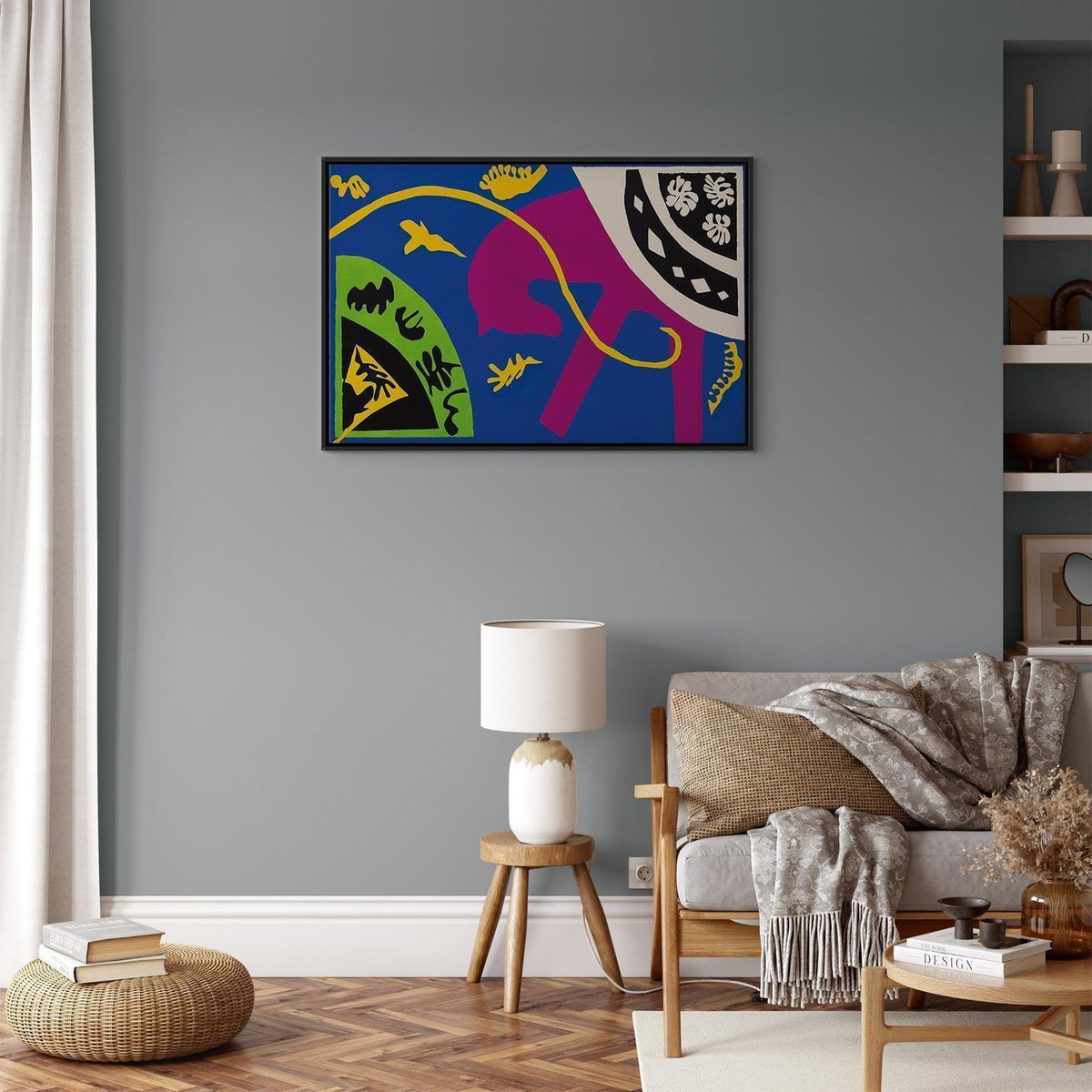 Leinwandbild - Henri Matisse – Horse, Rider and Clown (from Jazz)