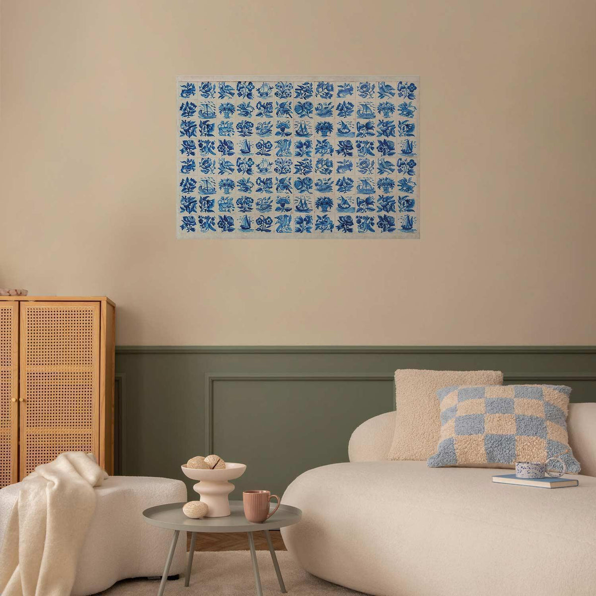 Poster - Azulejos Tiles - traditional Portuguese ceramic tiles