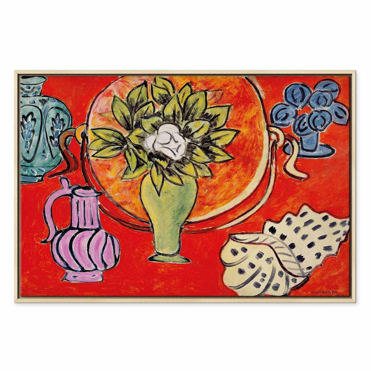 Leinwandbild - Henri Matisse – Still Life with Magnolia