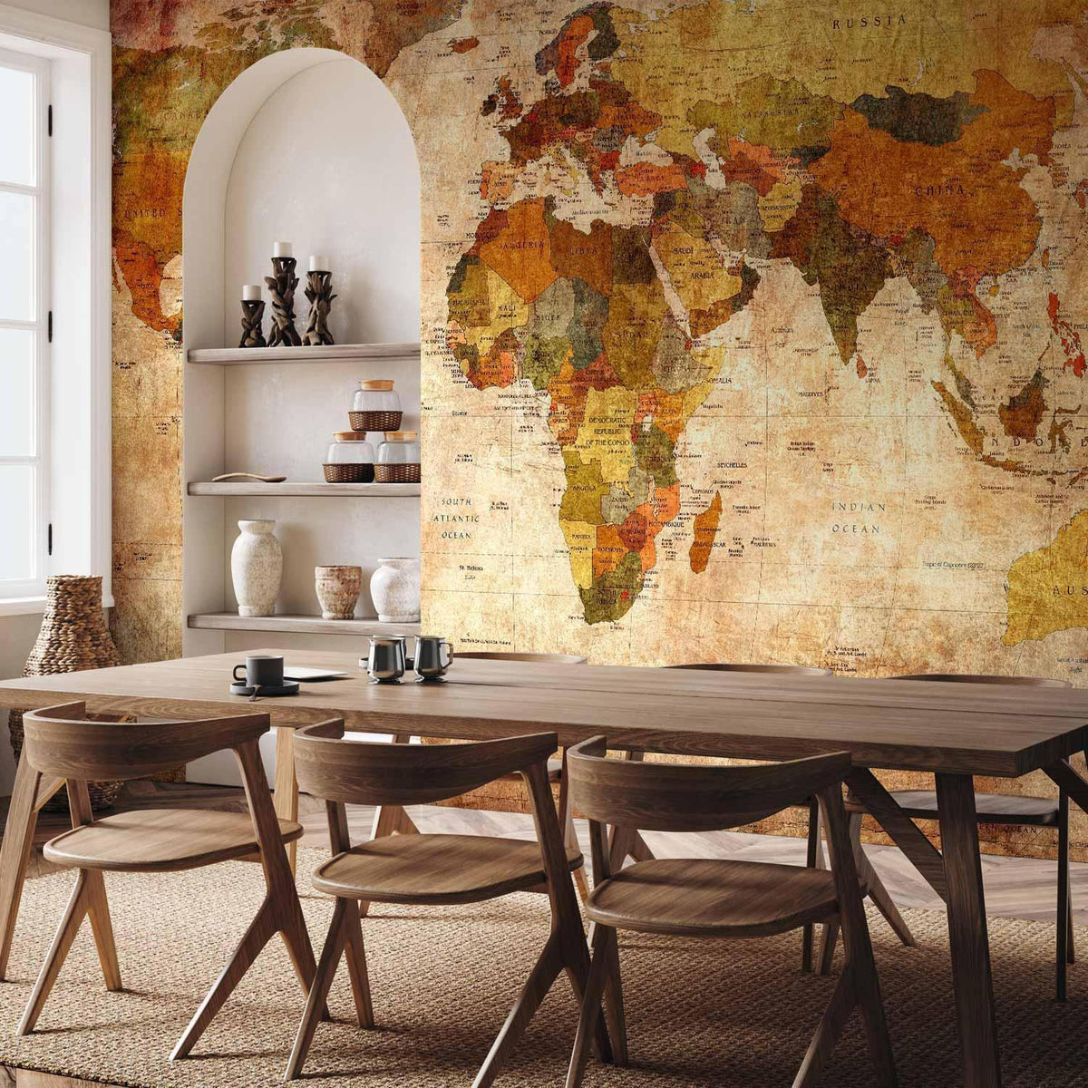 Fototapete - Old World Map
