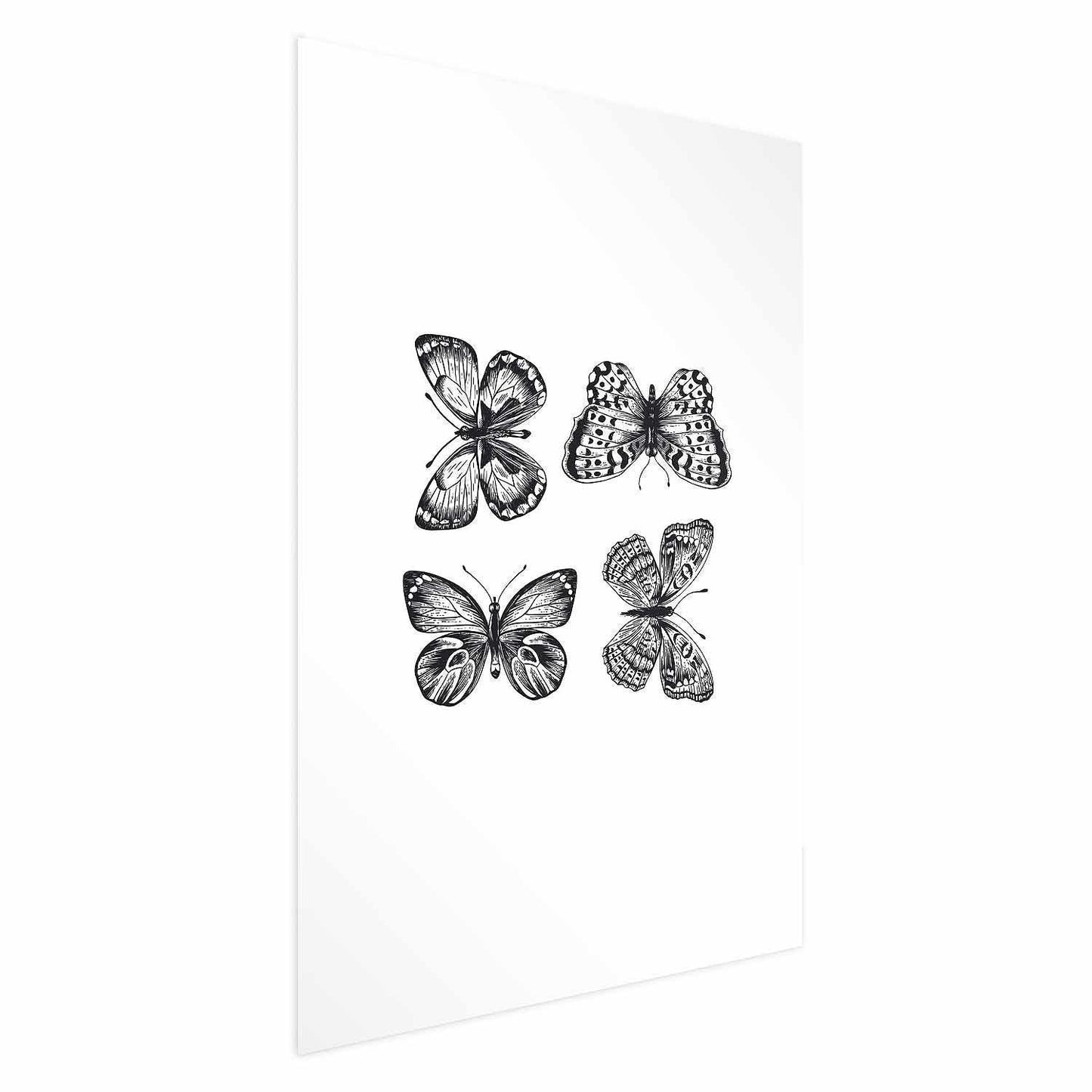 Poster - Four Butterflies Artgeist