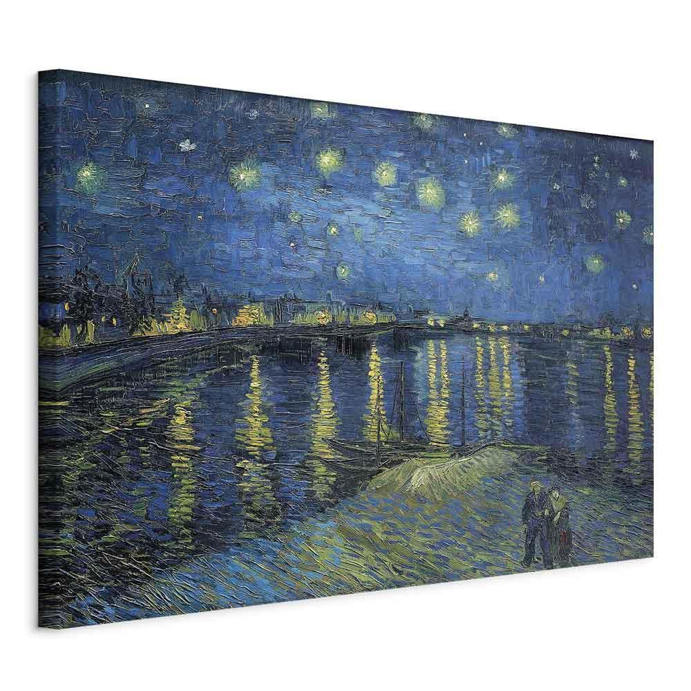Leinwandbild - Vincent van Gogh – Starry Night Over the Rhône