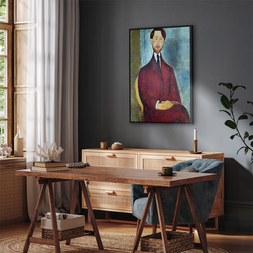 Leinwandbild - Amedeo Modigliani – Leopold Zborowski