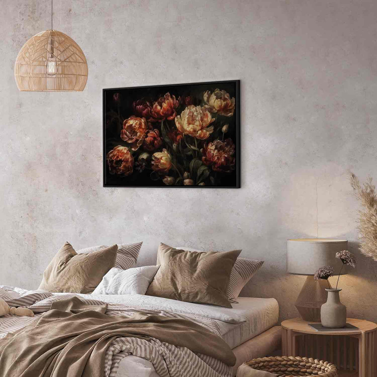 Leinwandbild - Blooming tulips
