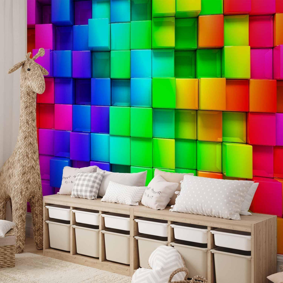 Fototapete - Colourful Cubes