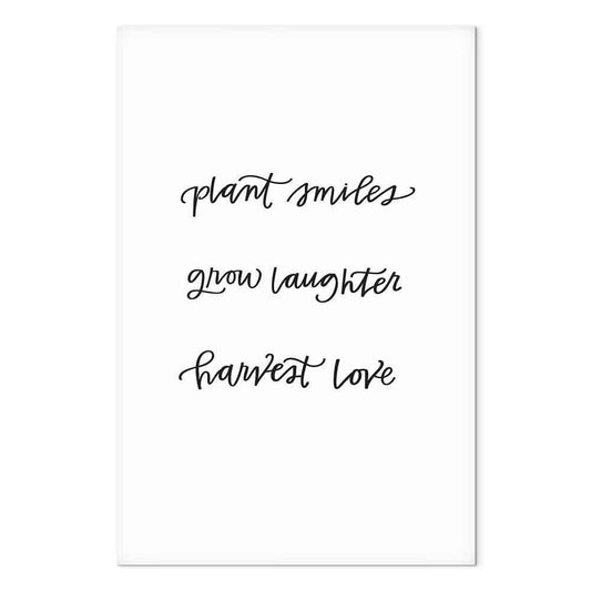 Leinwandbild - Joy and Love (1 Part) Vertical