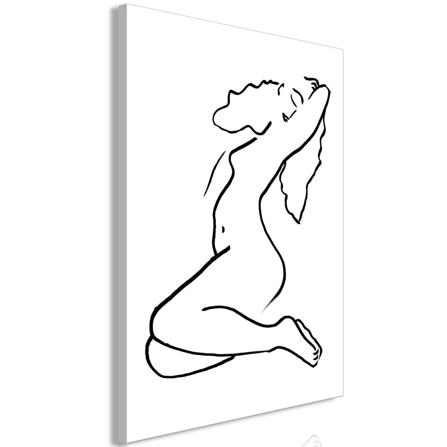 Leinwandbild - Dreamy Lady (1 Part) Vertical Artgeist