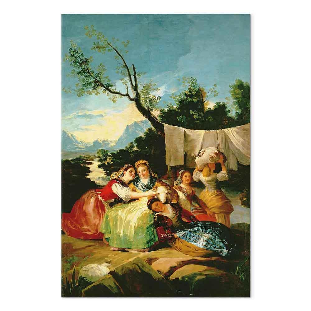 Leinwandbild - Francisco Goya – The Washerwomen