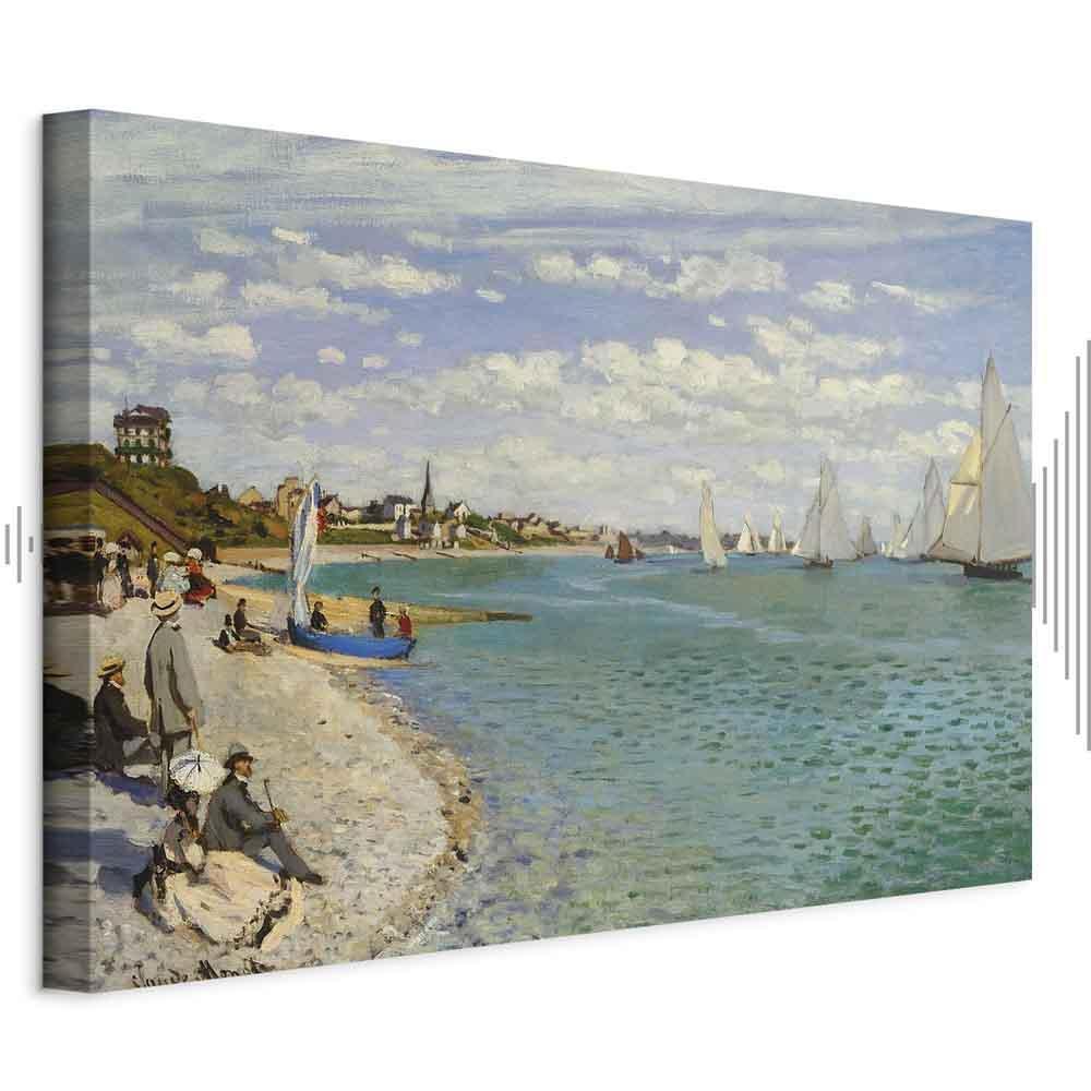 Leinwandbild - Claude Monet – Regatta at Sainte-Adresse