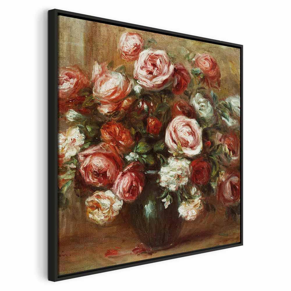 Leinwandbild - Pierre-Auguste Renoir – Still Life with Roses