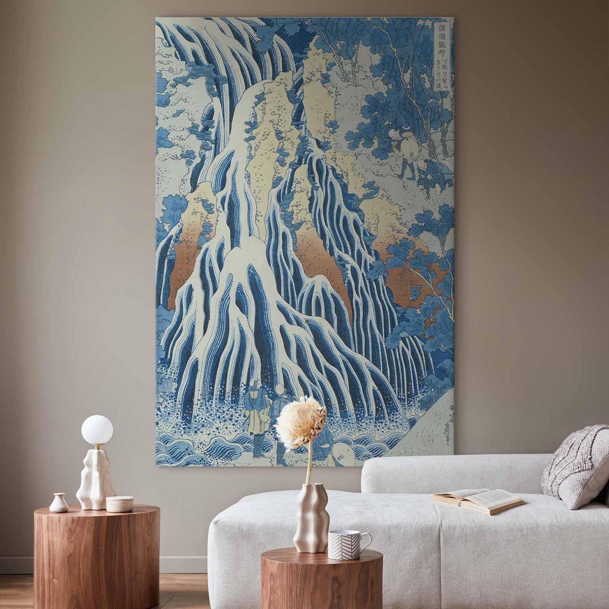 Wandbild XXL - Hokusai Katsushika – Kirifuri Waterfall at Kurokami, Shimotsuke