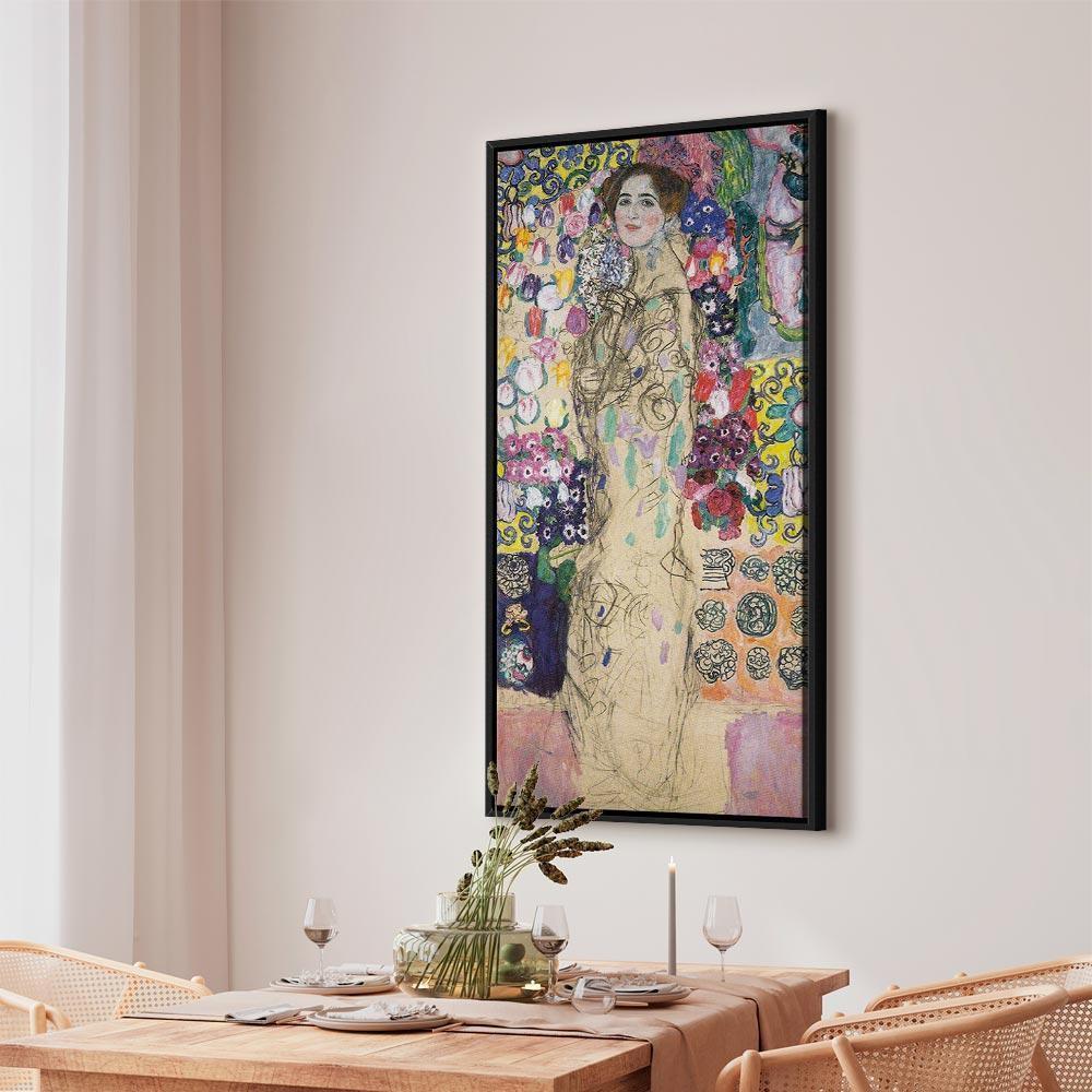 Leinwandbild - Gustav Klimt – Portrait of Maria Munk
