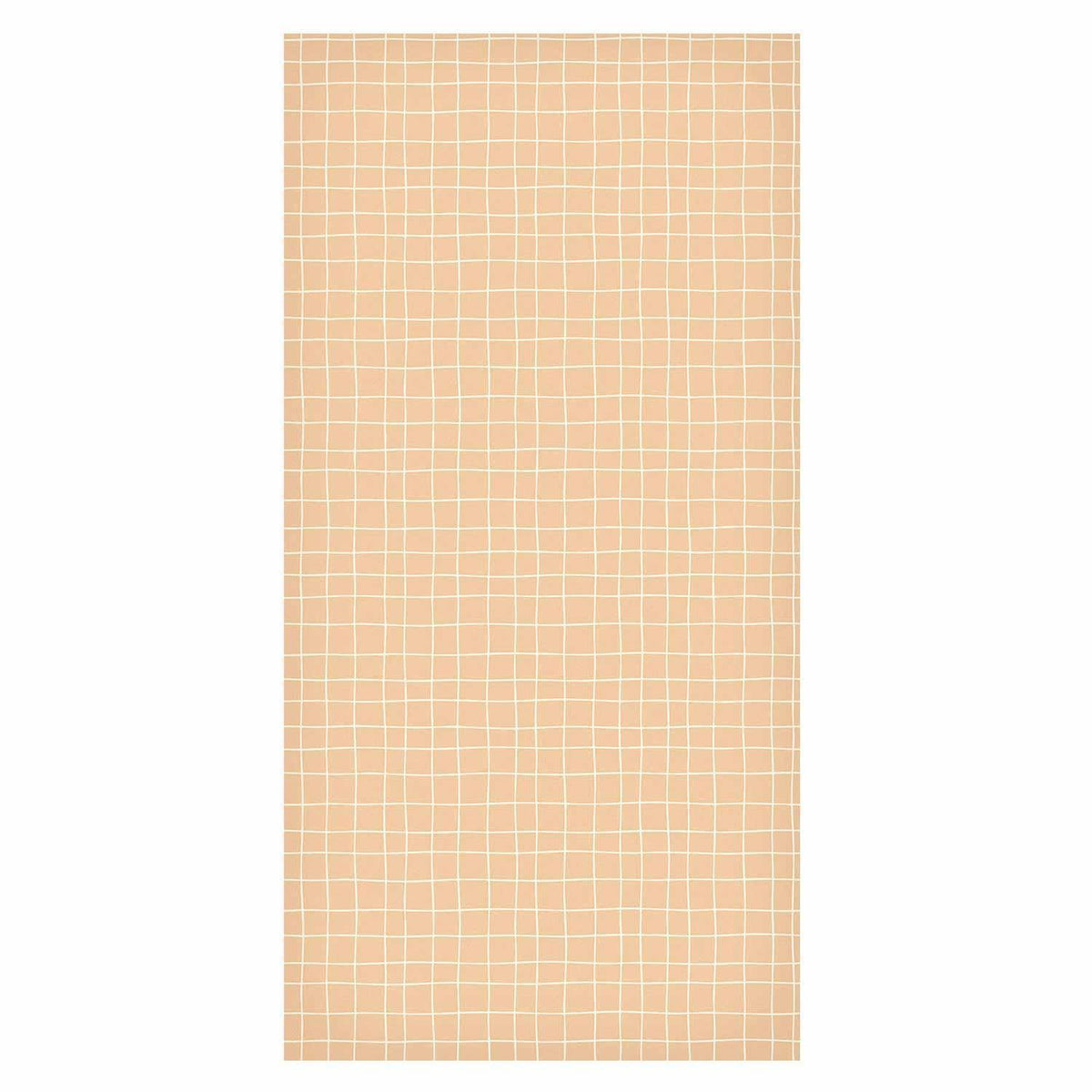 Tapete - Waving Lines - Creamy Grid on a Noisy Pastel Background