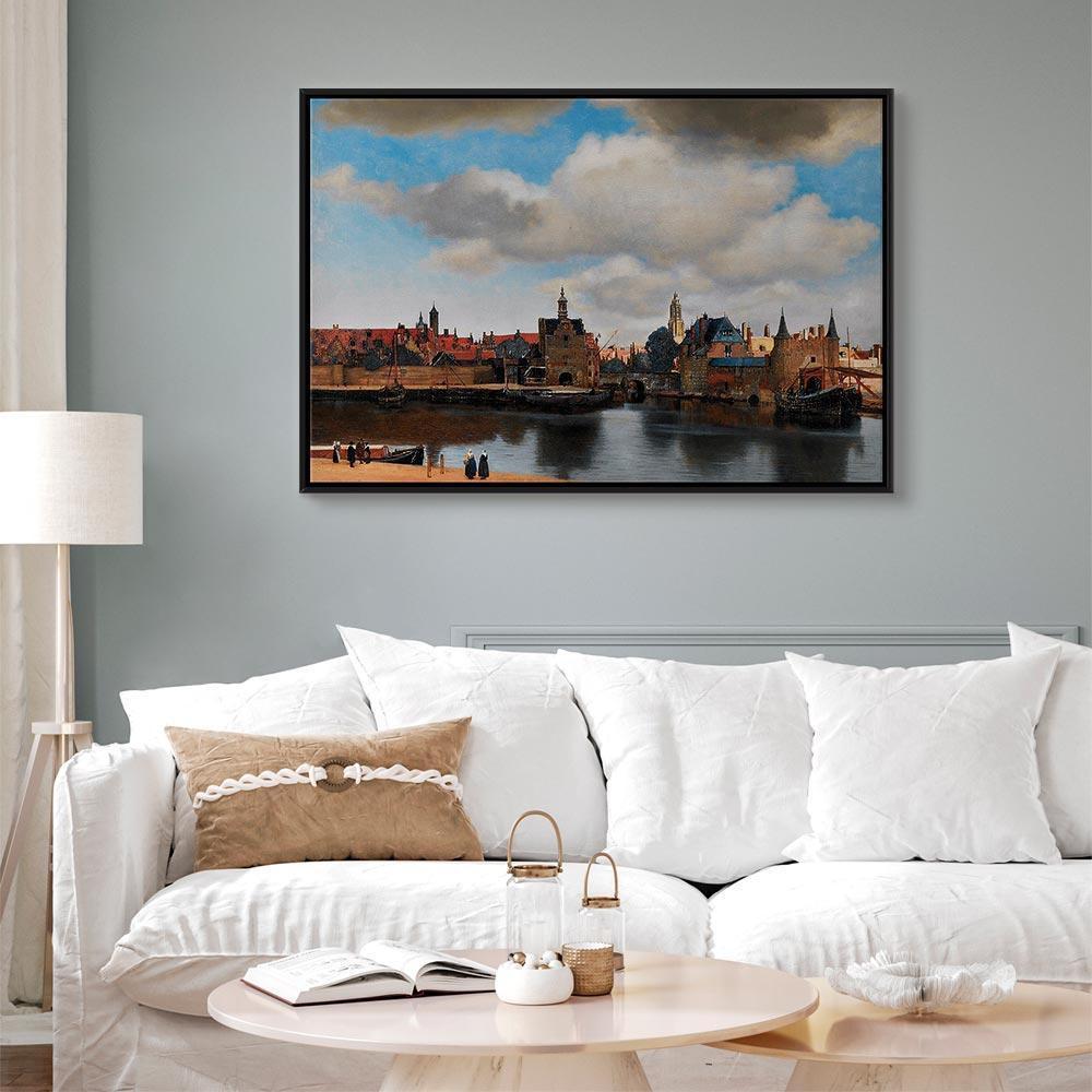 Leinwandbild - Jan Vermeer – View of Delft
