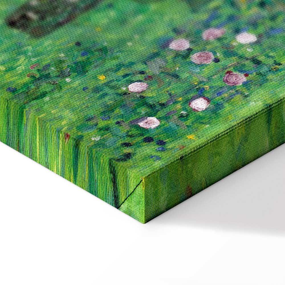 Leinwandbild - Gustav Klimt – Roses Among the Trees