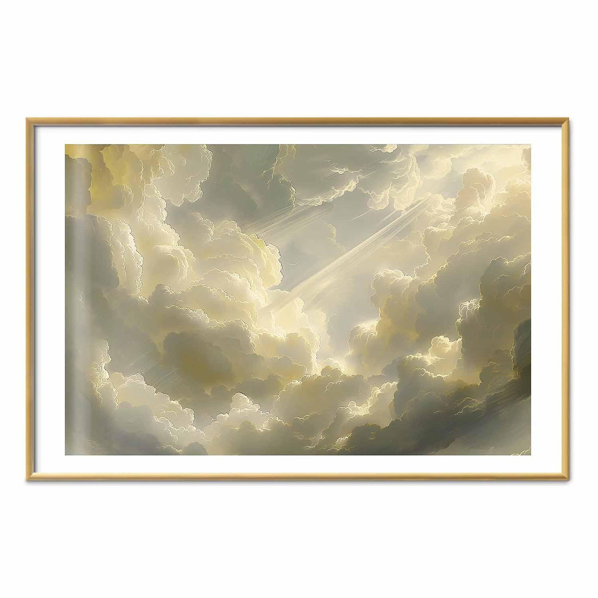 Poster - Fascinating Play of Colors Against the Clouds