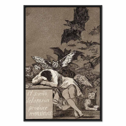 Leinwandbild - Francisco Goya – The Sleep of Reason Produces Monsters