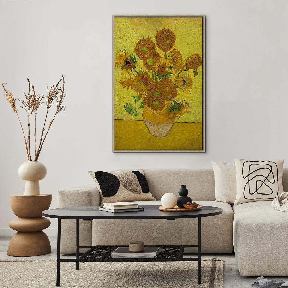 Leinwandbild - Vincent van Gogh – Still Life: Vase With Fifteen Sunflowers