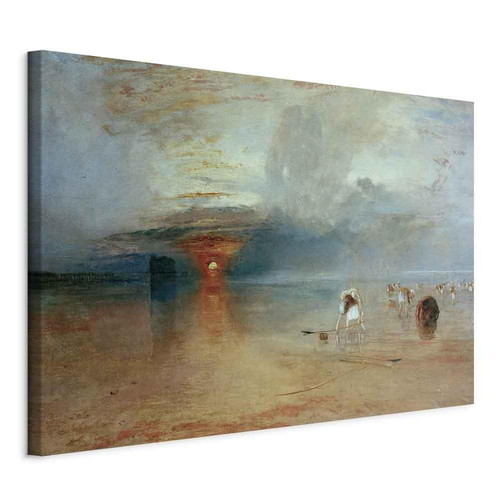 Leinwandbild - William Turner – Calais Sands at Low Water