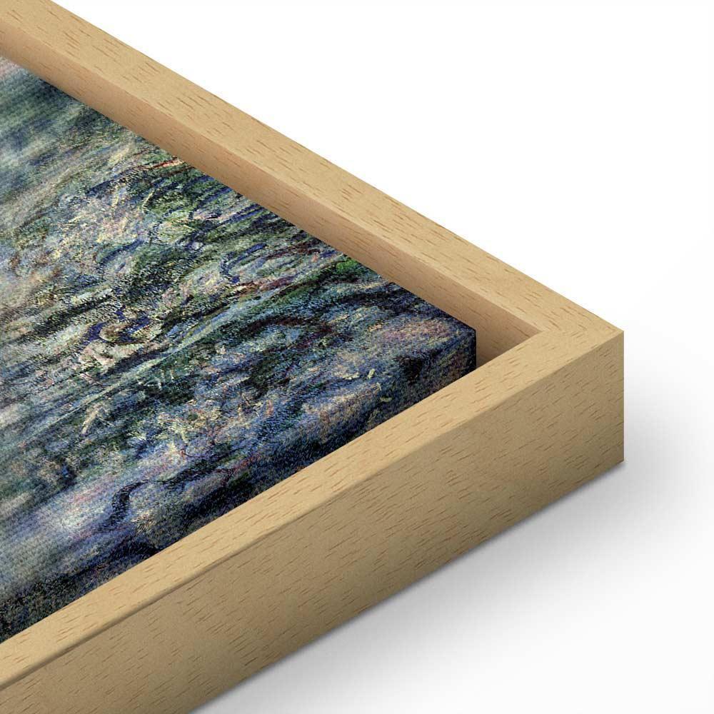 Leinwandbild - Claude Monet – The Water Lilies – Clear Morning with Willows