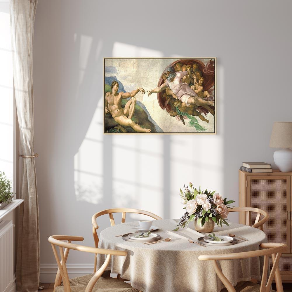 Leinwandbild - Michelangelo – The Creation of Adam II