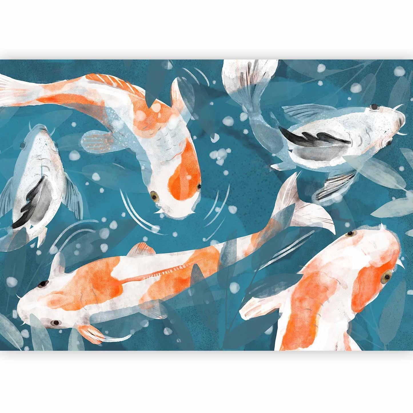 Fototapete - Koi Fishes - Second Variant Artgeist