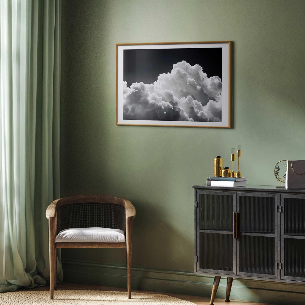 Poster - Discover the Infinite Play of Sunlight – Clouds and Shadows in the Sky