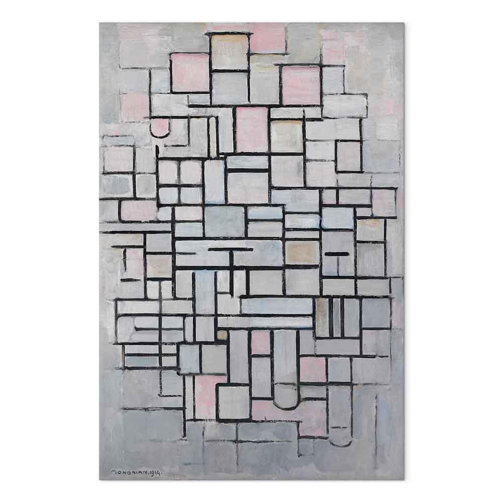 Leinwandbild - Piet Mondrian – Composition No IV
