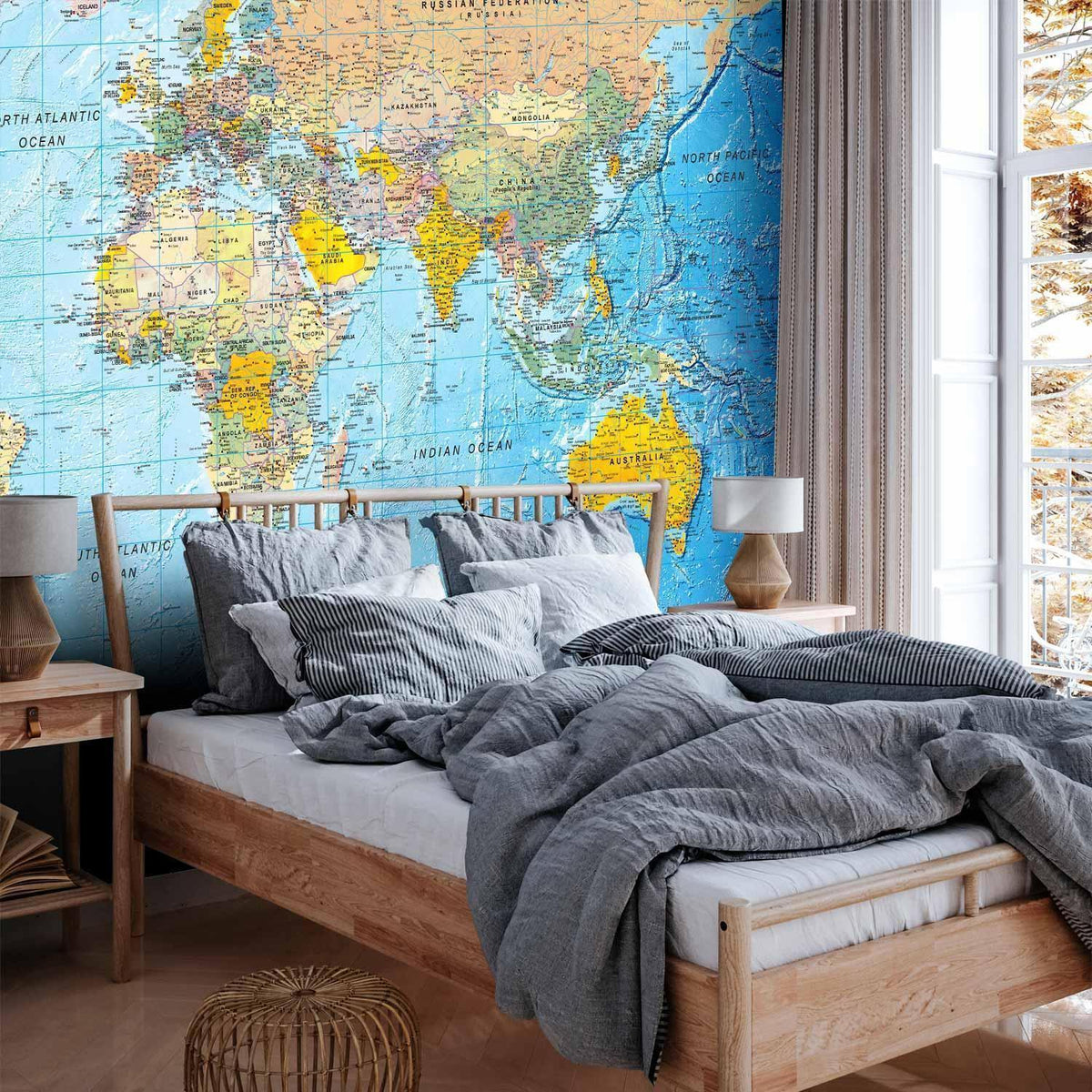Fototapete - World Classic Map