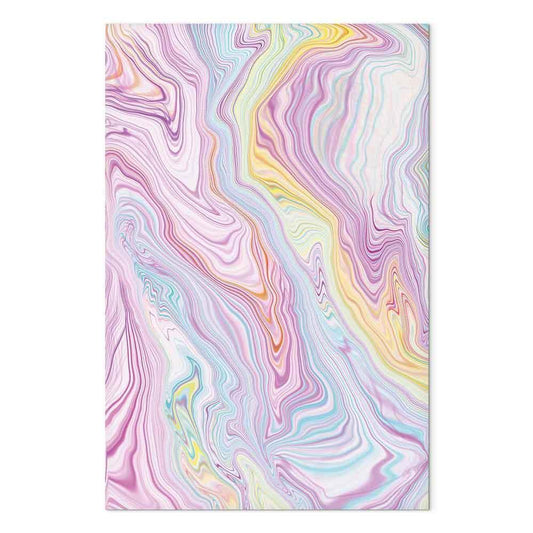 Leinwandbild - Colorful Dream - Abstract Shapes in Pastel Colors
