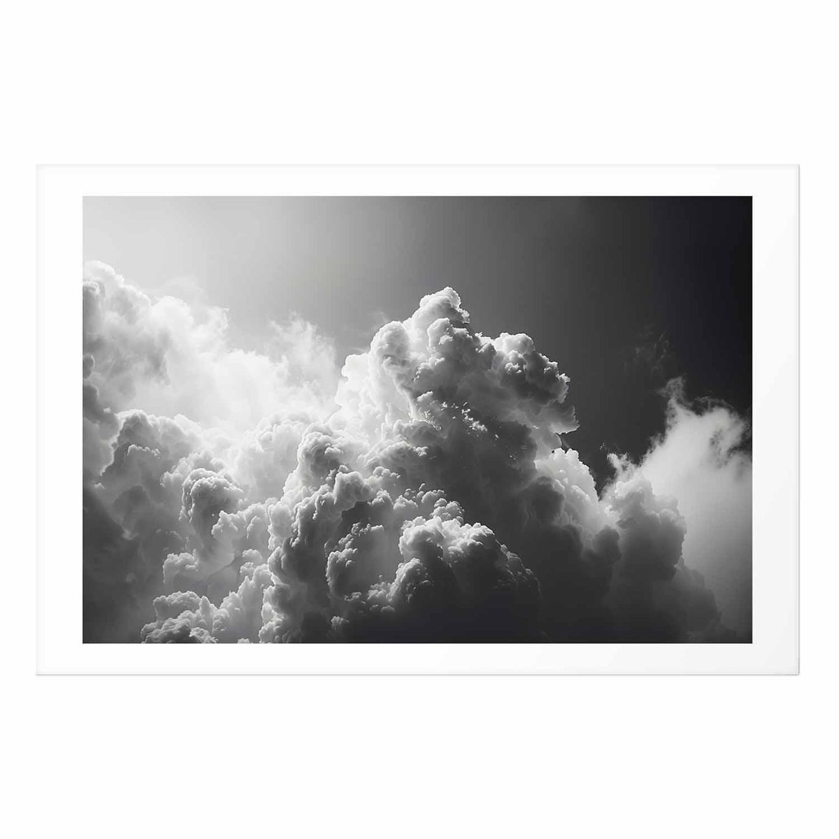 Poster - Extraordinary Phenomenon: The Sun Illuminating Dark Clouds