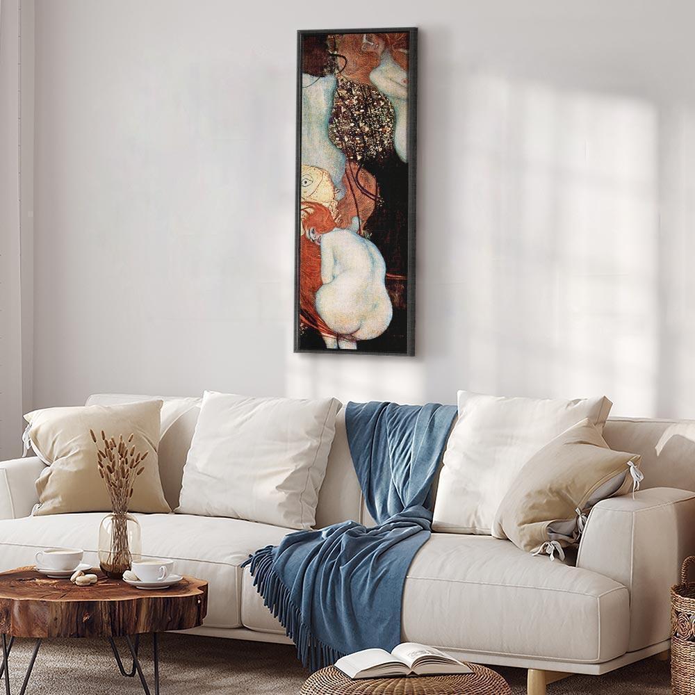Leinwandbild - Gustav Klimt – Goldfish