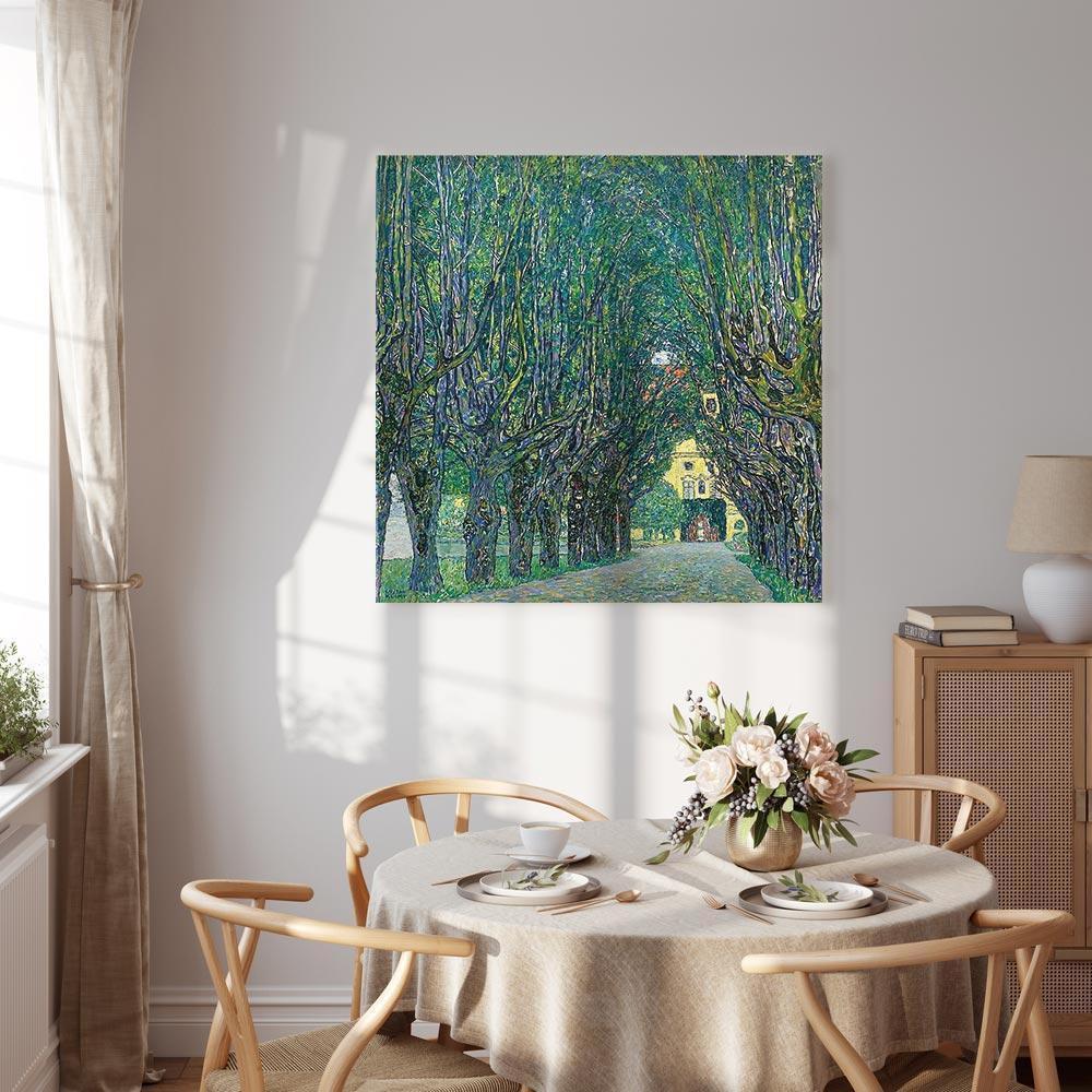 Leinwandbild - Gustav Klimt – Avenue in the Park of Schloss Kammer